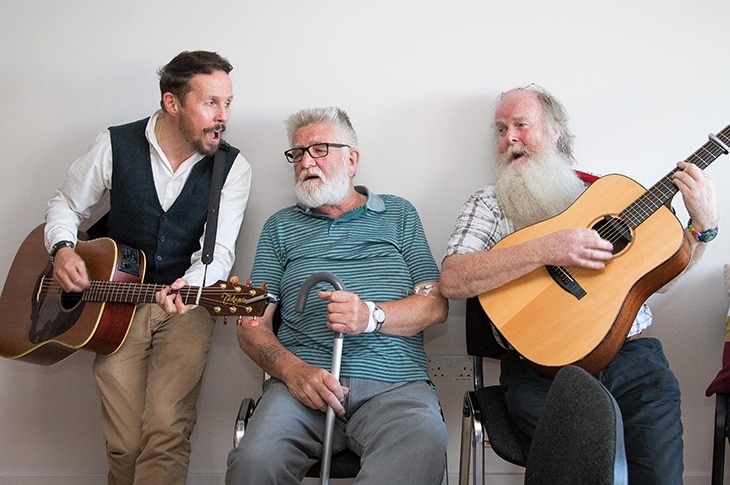 3 musicians Jamming at The Hive