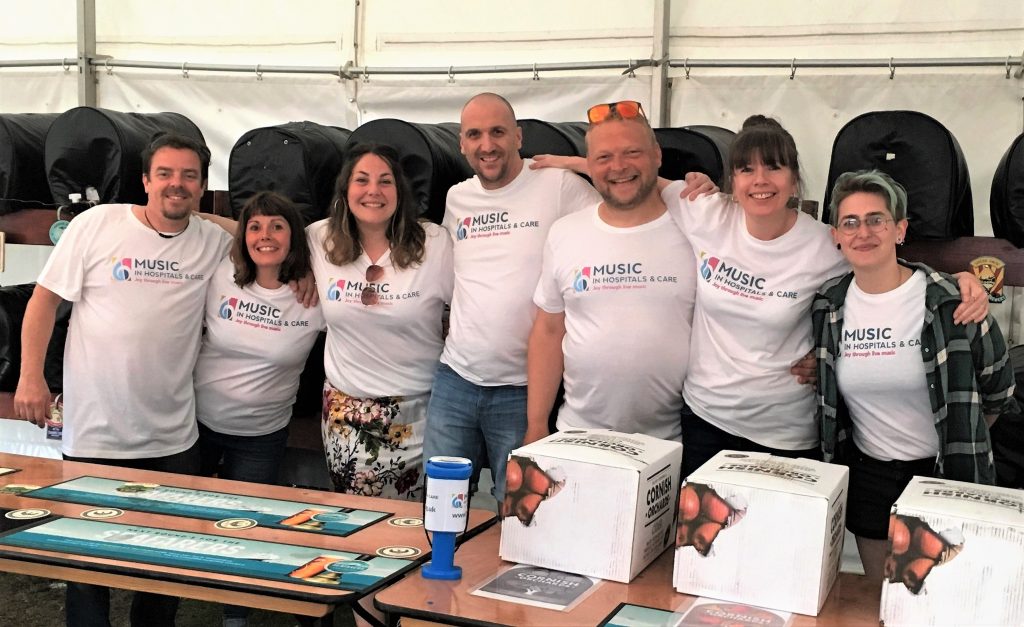 Volunteers at Walton beer fest 2019